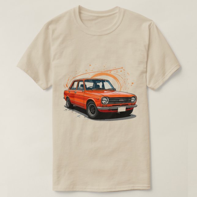 Vintages klassisches Auto T-Shirt (Design vorne)