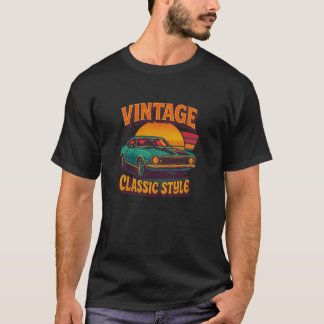 Vintages klassisches Auto T-Shirt