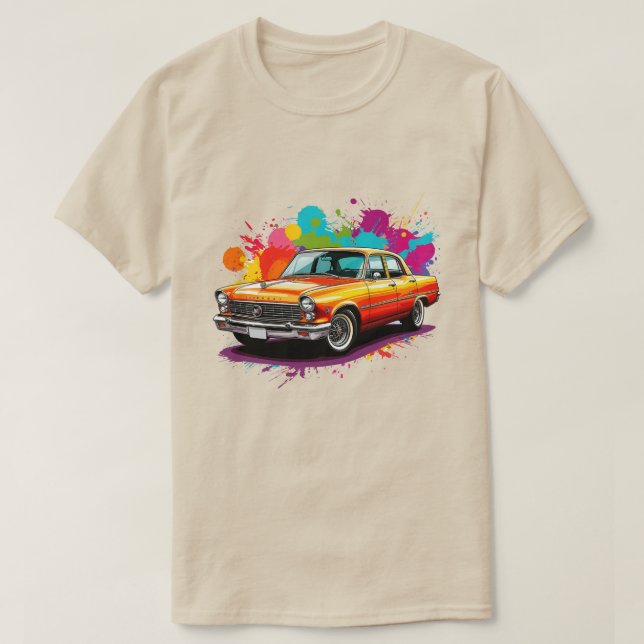 Vintages klassisches Auto T-Shirt (Design vorne)