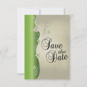 Vintages, klassisches Curvy-Design   Peridot und S Save The Date