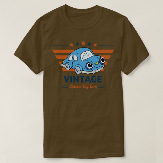 Vintages klassisches Spielzeug T-Shirt (Design vorne)