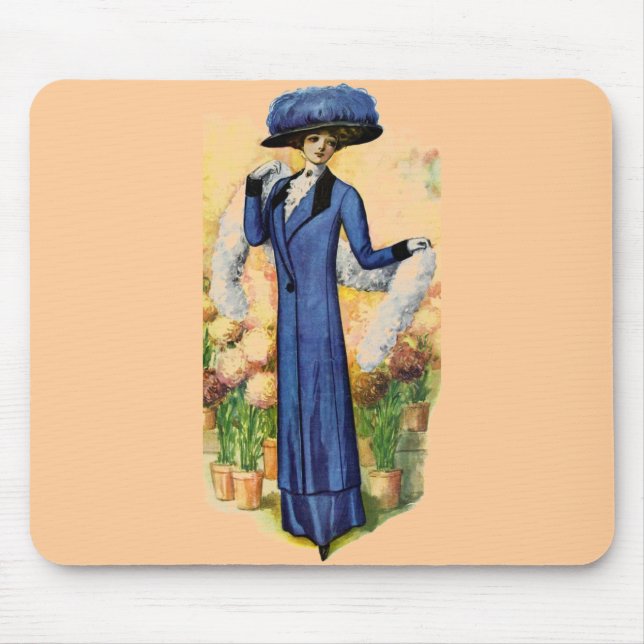 Vintages Kleid Mousepad (Vorne)