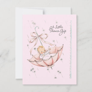 Vintages kleines Baby-Duschgeschenk