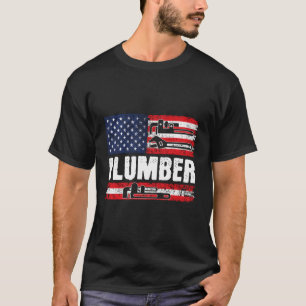 Vintages Klempnerschlüssel für die amerikanische F T-Shirt