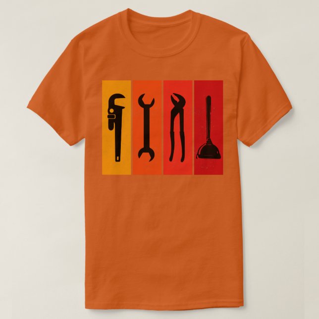 Vintages Klempnieren T-Shirt (Design vorne)