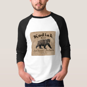 Vintages Kodiak-Lachs-Label T-Shirt