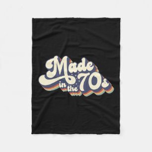 Vintages Kostüm Geboren 1970 aus dem 70er Hallo Fleecedecke