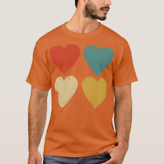 Vintages Kostümgeschenk für vier Herzstücke T-Shirt