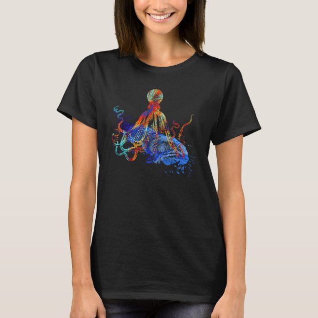 Vintages Kraken Sailing S T-Shirt (Vorderseite)
