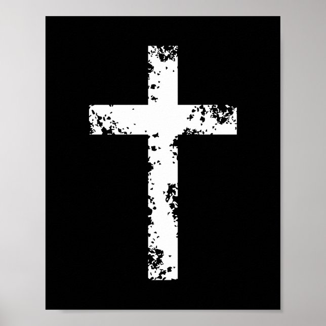 Vintages Kreuz Poster (Vorne)
