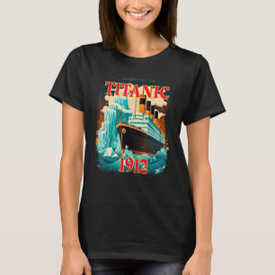 Vintages Kreuzfahrtschiff Titanic Sailing Ship 191 T-Shirt