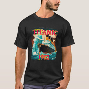 Vintages Kreuzfahrtschiff Titanic Sailing Ship 191 T-Shirt