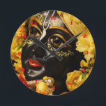 VINTAGES Krishna Indien Kanada Runde Wanduhr<br><div class="desc">Art: Rund (Medium) Es ist Zeit, Ihre Lieblingskunst, Fotos und Text mit einer kundenspezifischen runden Wanduhr von Zazzle vorzuführen. Gekennzeichnet in zwei Größen, wird diese Wanduhr vibrierend mit AcryliPrint®HD Prozess gedruckt, um die hochwertigste Anzeige jedes möglichen Inhalts sicherzustellen. Bestellen Sie diese kundenspezifische runde Wanduhr für Ihre Wände oder geben Sie...</div>