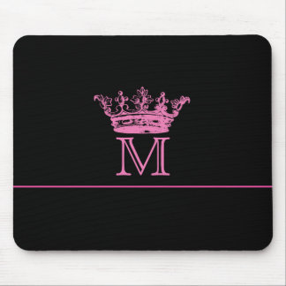 Vintages Kronen-Monogramm Mousepad