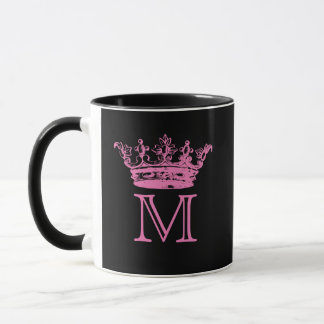 Vintages Kronen-Monogramm Tasse