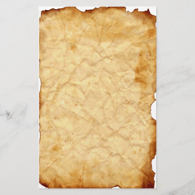 Vintages Krummsteinzeug Briefpapier (Vorderseite)