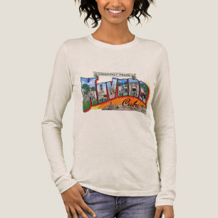 Vintages Kuba - Gruß aus Havanna Tri-Blend Shirt