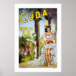 Vintages Kuba-Plakat Poster