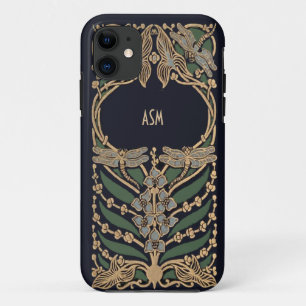 Vintages Kunst Nouveau Monogramm Case-Mate iPhone Hülle