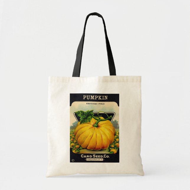 Vintages Kürbis-Samen-Paket - Tasche (Vorne)