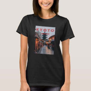 Vintages Kyoto Japan Old Street Aästhesie T-Shirt