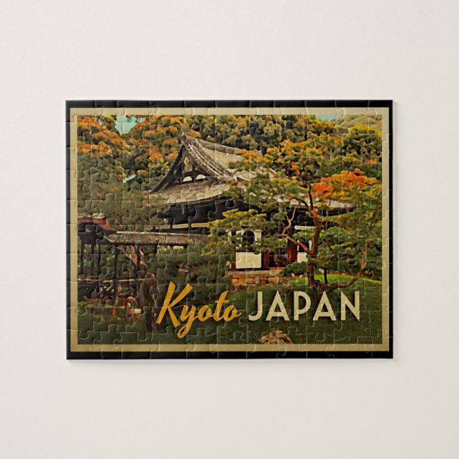 Vintages Kyoto Japan Puzzle (Horizontal)