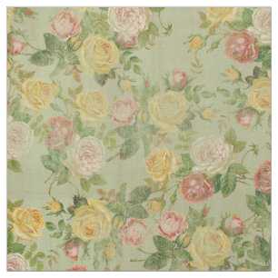Vintages Land-rosa und grüner rustikaler mit Stoff