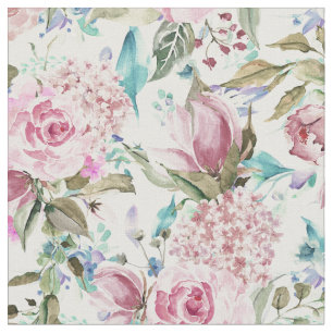 Vintages Landchic-Rosa-aquamariner Lavendel mit Stoff