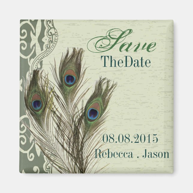 Vintages Landhaus Save the Date Magnet (Vorne)