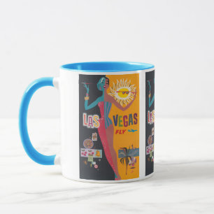 Vintages Las Vegas Gambling Travel Poster Art Tasse