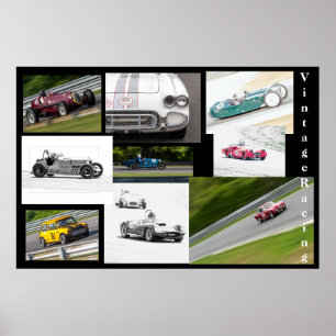 Vintages Laufen Poster