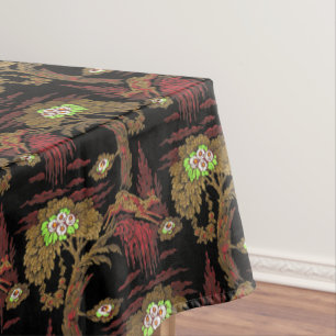 Vintages Leaping Hirschmuster Tischdecke