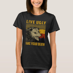 Vintages Leben, hässliches Fake, dein Totengeld T-Shirt