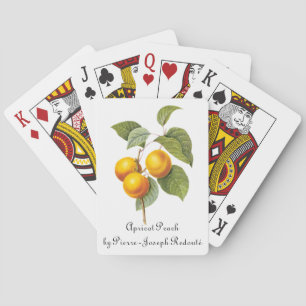 Vintages Lebensmittelobst, Apricot Peach von Redou Spielkarten