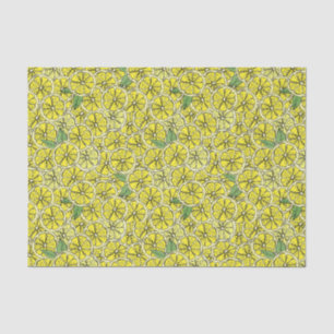 Vintages Lemon Fruchtmuster Dekoupage Tissue Seidenpapier