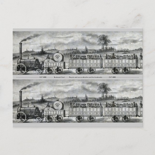 Vintages Lesezeichen 1831 Postkarte (Vorderseite)