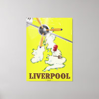 Vintages Liverpool Travel Poster