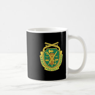Vintages Logo des US-Militärpolizeikorps Veteran P Kaffeetasse