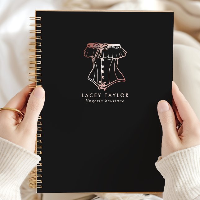 Vintages Logo-Lingerie-Boutique Planer (Von Creator hochgeladen)