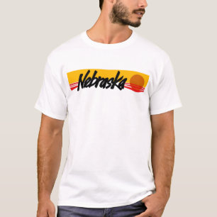 Vintages Logo-T-Shirt Nebraska T-Shirt