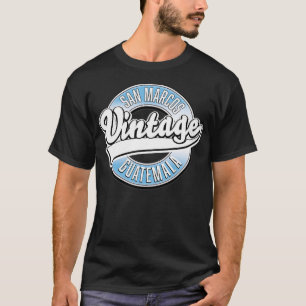 Vintages Logo von San Marcos Guatemala T-Shirt