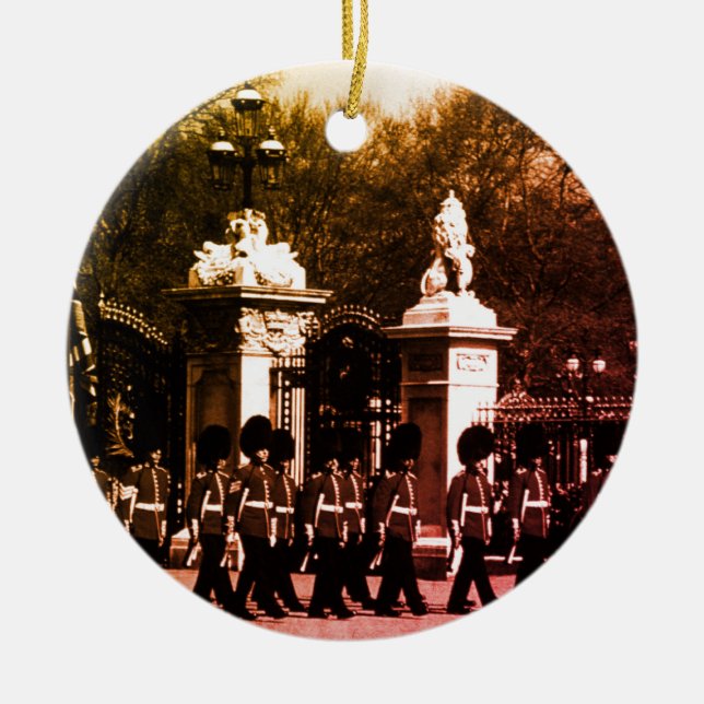 Vintages London Changguard Buckingham Palace Keramik Ornament (Vorne)