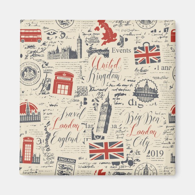 Vintages London Magnet (Vorne)