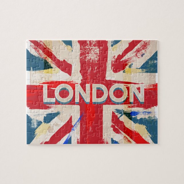 Vintages Londoner Gewerkschaft Poster Puzzle (Horizontal)