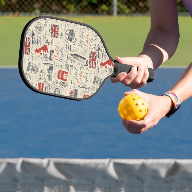 Vintages Londoner Pickleball Racket Pickleball Schläger (InSitu)
