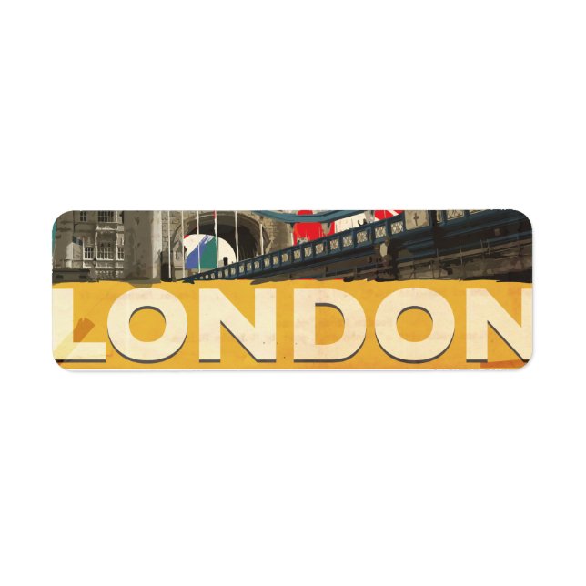Vintages Londoner Poster (Vorne)