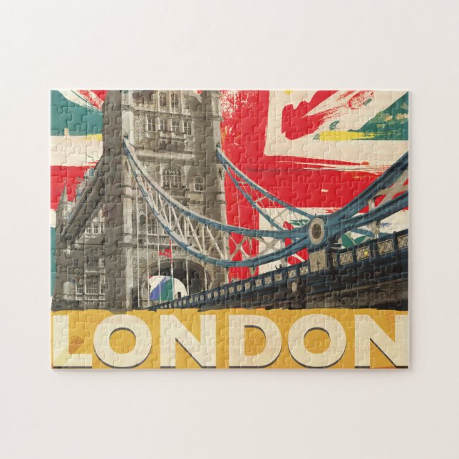Vintages Londoner Poster Puzzle (Horizontal)