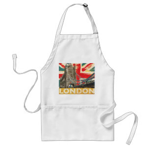 Vintages Londoner Poster Schürze