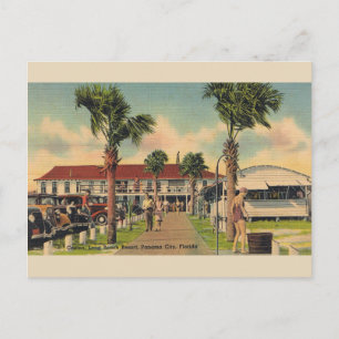 Vintages Long Beach Panama City Florida Postkarte