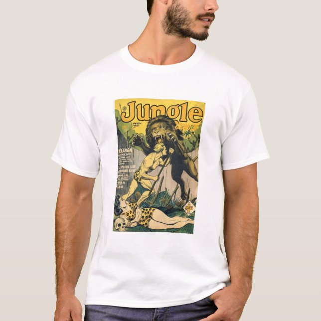 Vintages Löwenbuch T-Shirt (Vorderseite)